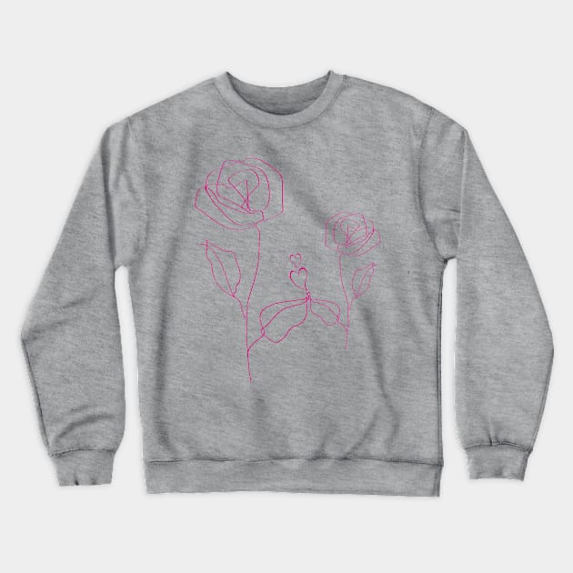 Amour des fleures Crewneck Sweatshirt by Zinoo